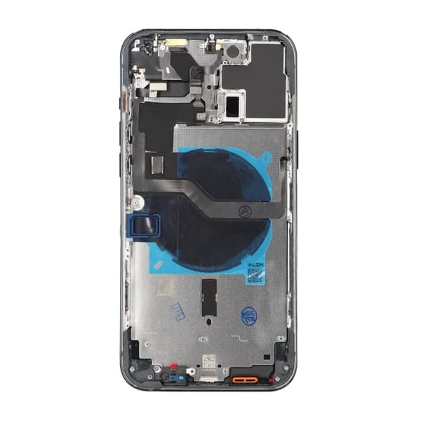 iPhone 12 Pro Max Bagcover Komplet OEM Blå Med Smådele