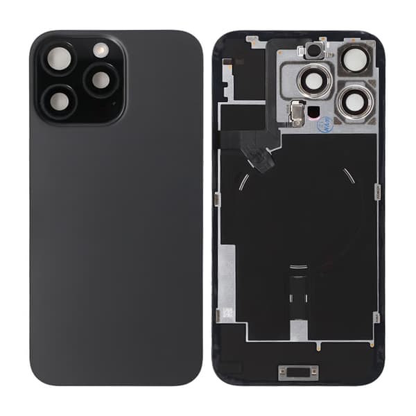 iPhone 16 Pro Max Bagcover Glas Original Sort