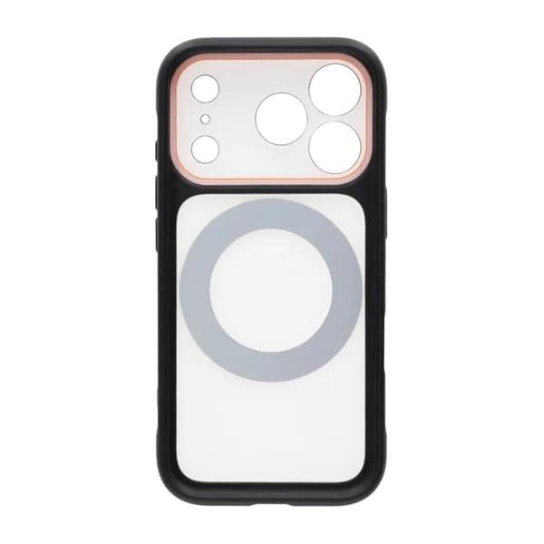 Etui med roterbart MagSafe-stativ til iPhone 17 Pro Max - Sort