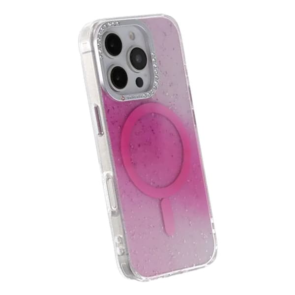 Glitter Diamond Magnetic Case - iPhone 16 Pro Max Pink