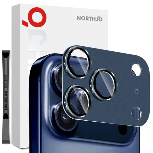 NORTHJO iPhone 17 Pro Max linsebeskytter - Blå