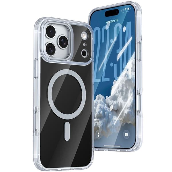 iPhone 18 Pro/17 Pro MagSafe Cover Akryl Bagside - Sort