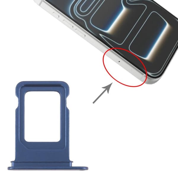 SIM-kortholder til iPhone 17 Pro - Dybsblå
