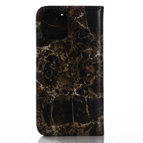 Marble Etui til iPhone 12 Pro Max - Sort