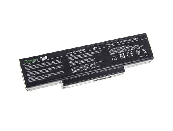 Green Cell Batteri til Asus A32-K72, 11.1V, 6600mAh