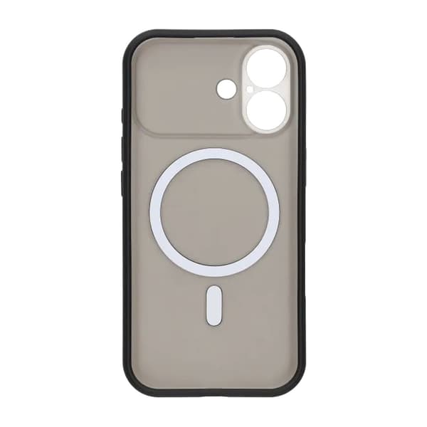 Slankt MagSafe-cover med kamerabeskyttelse til iPhone 17 - Sort
