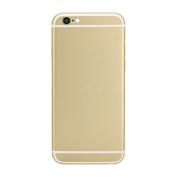iPhone 6 Bagcover med komplet ramme - Guld