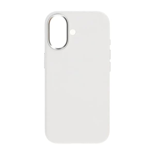 Mobilskal konstläder med Magsafe för iPhone 17 - Vit