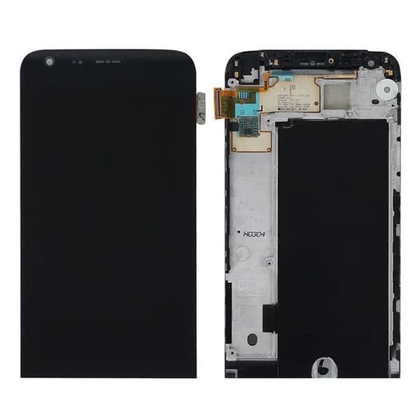 LG G5 LCD Display OEM uden ramme Sort