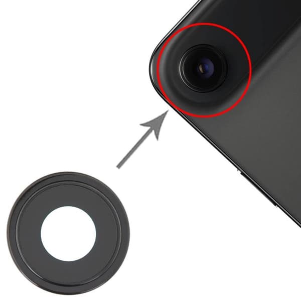 Kameralinser med ramme til iPhone Air - Sort