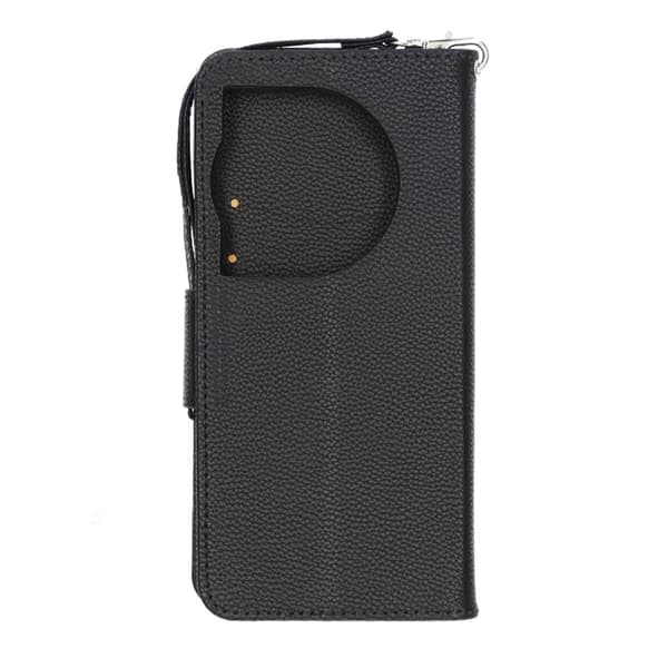 Flip Stand Læder Wallet Case Til OnePlus 12 5G Sort