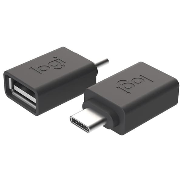 Logitech USBC to USBA Adapter  Black