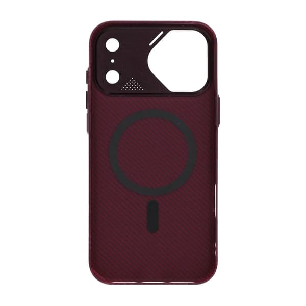 Amru Water Print Phone Case - iPhone 17 Pro Max/18 Pro Max Wine Red