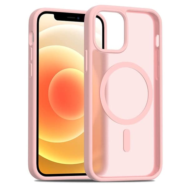 iPhone 12 Pro / 12 -kuori MagSafella – Pinkki