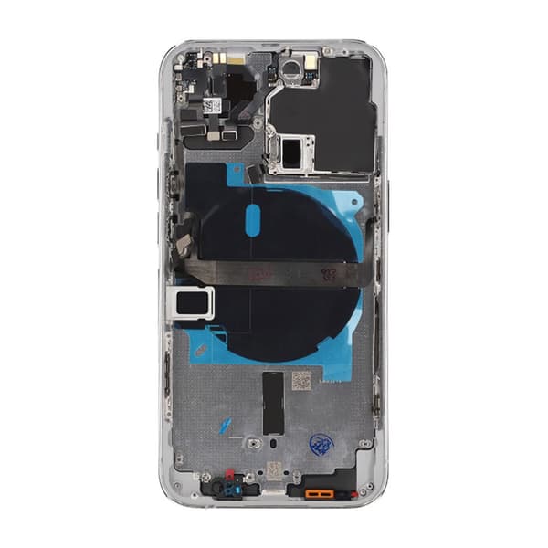 iPhone 13 Pro Baksida med Komplett Ram OEM - Silver