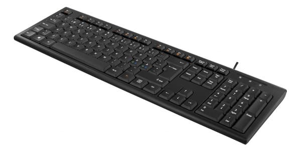 DELTACO tastatur Nordisk layout – sort