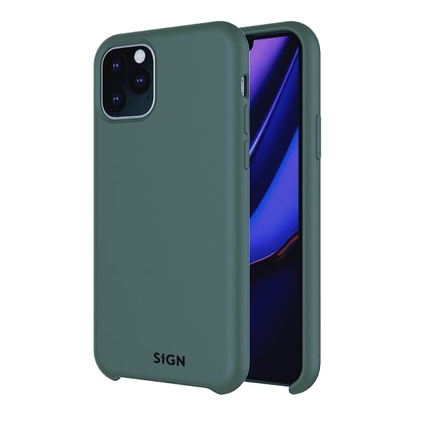 SiGN Liquid Silicone Case til iPhone 12 Pro Max - Grøn