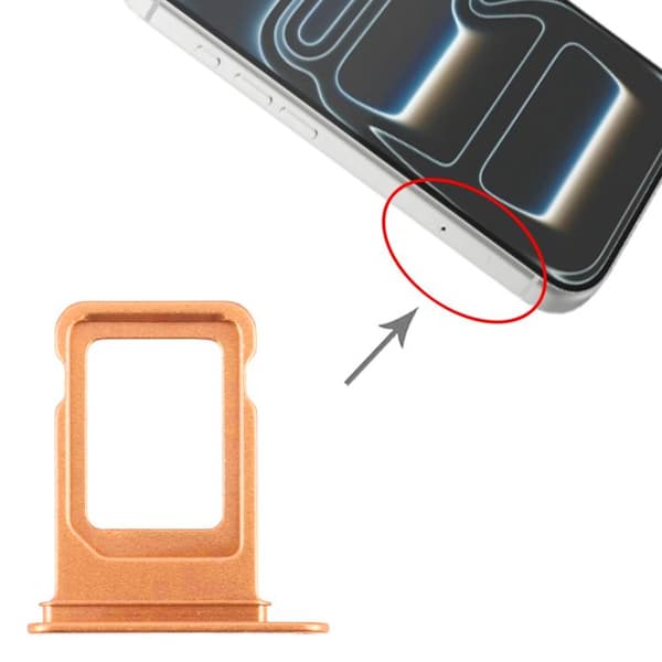 SIM-kortholder til iPhone 17 Pro - Cosmic Orange