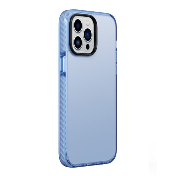 iPhone 14 Pro Stöttåligt TPU Mobilskal - Blå