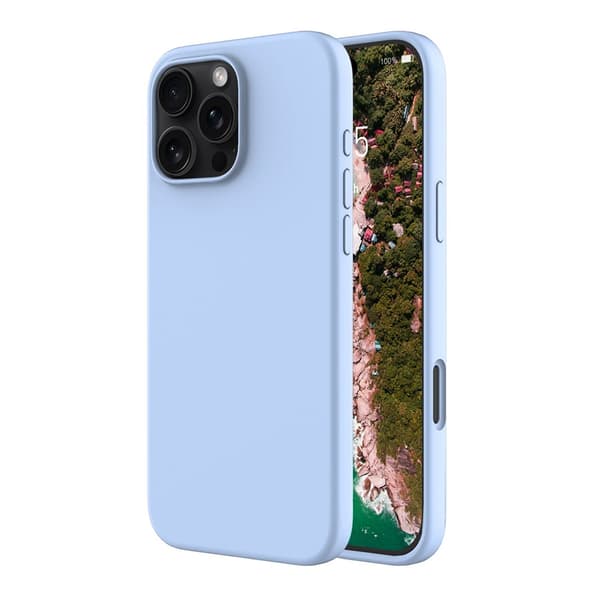 Rvelon Cover Silikone MagSafe til iPhone 16 Pro Max - Lyseblå