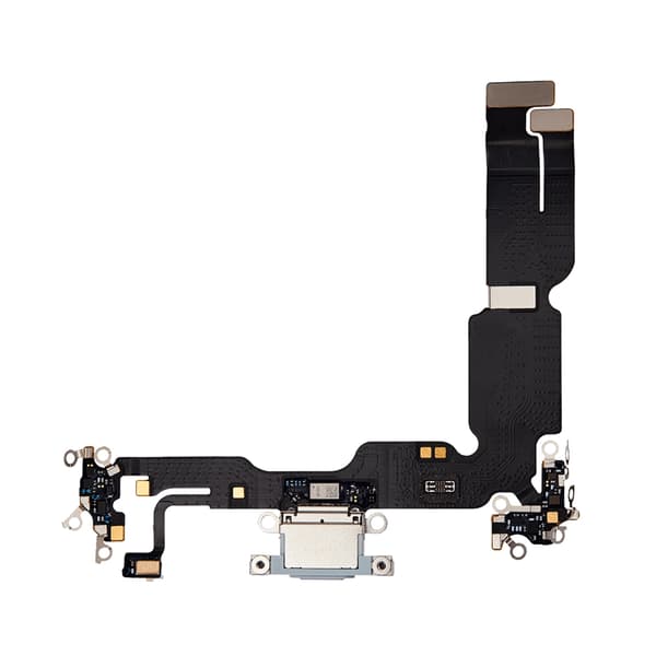 iPhone 15 Plus Opladerstik Flexkabel Blå Original
