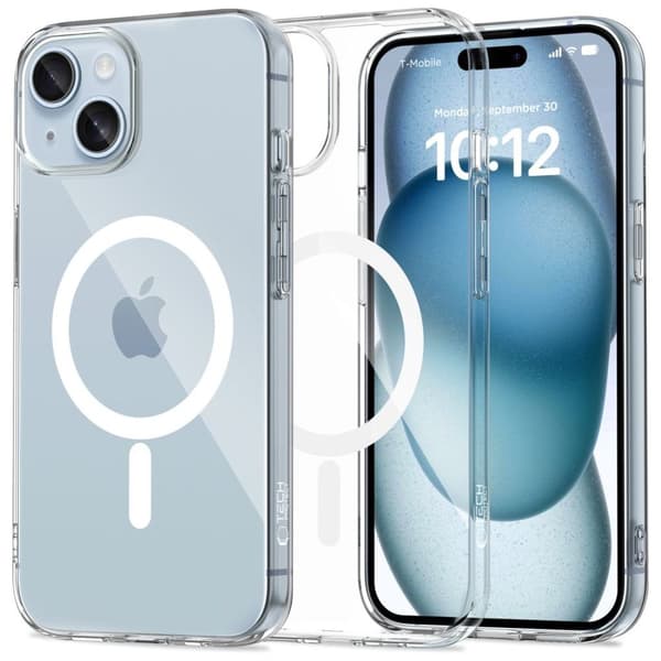 Tech-Protect FlexAir MagSafe Cover til iPhone 15 - Transparent