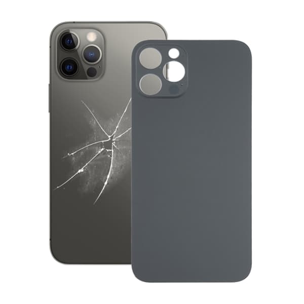 iPhone 12 Pro Max takalasi teipillä - Musta