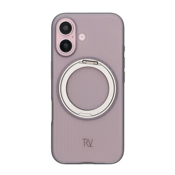 iPhone 16 Rvelon Cover Roterende Magnetisk Stand - Grå