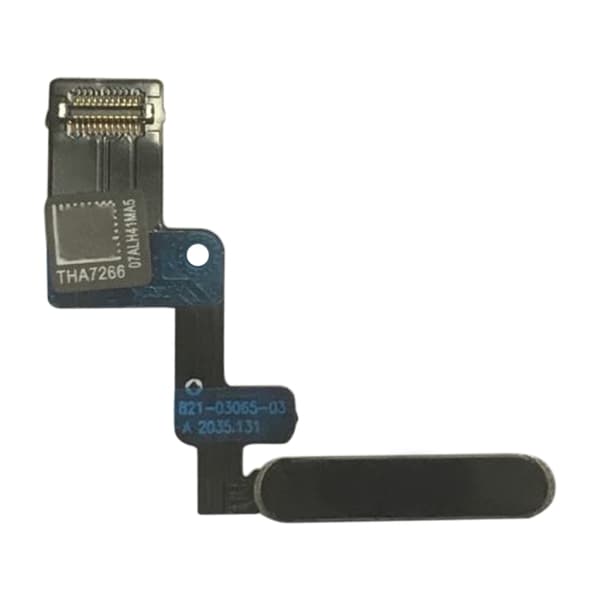 iPad Air 10,9\" 2020 Strömknapp & Fingeravtryckssensor Flexkabel - Svart