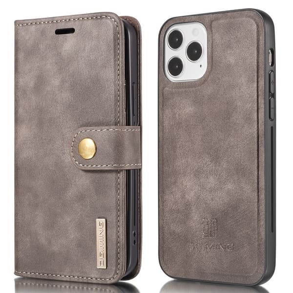 DG.MING 2-i-1 Wallet Case til iPhone 13 - Kaffe