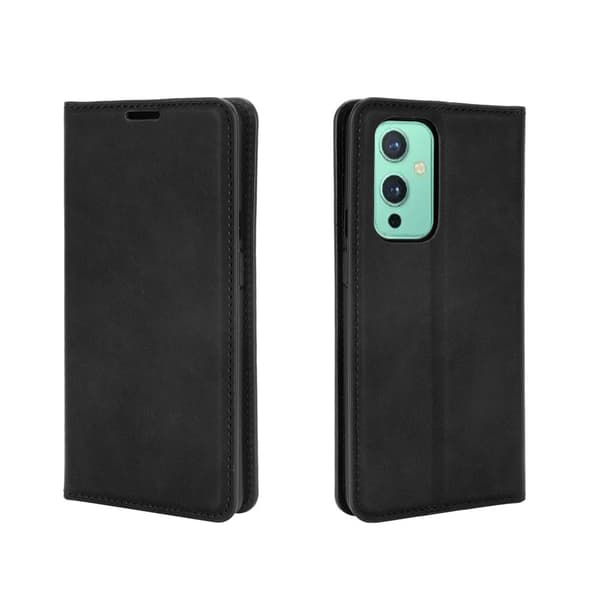 Wallet Cover til OnePlus 9 - Sort