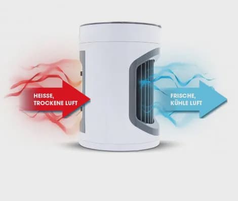 Livington SmartChill Luftkøler Kompakt & Bærbar - Hvid