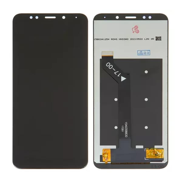 Xiaomi Redmi Note 5 näyttö LCD-näytöllä - Musta