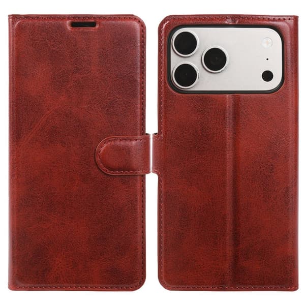 Plånboksfodral med stativ iPhone 18 Pro Max, iPhone 17 Pro Max - Röd