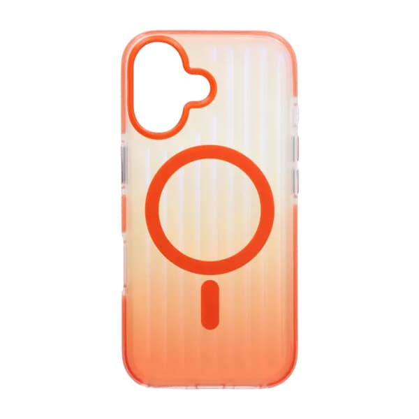 Mobilskal Korrugerad MagSafe för iPhone 17 - Orange
