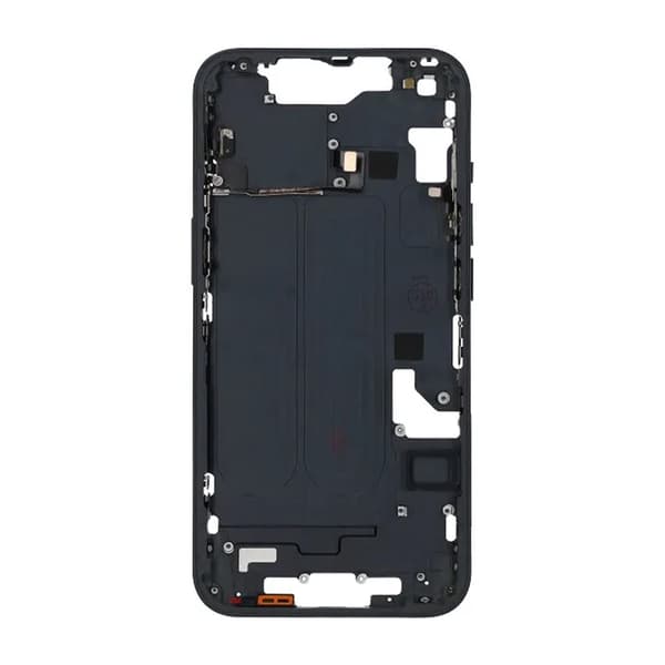 iPhone 14 Bagcover Mellemramme OEM Sort Med Små Dele