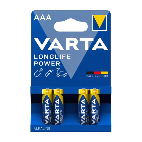 Varta Longlife LR03 AAA Batteri 4-pack