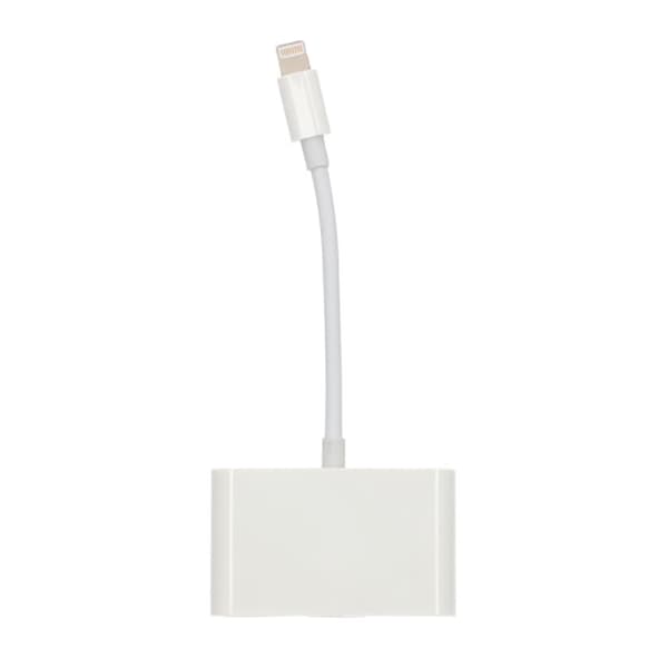 Lightning till Ethernet + Lighnting + USB A