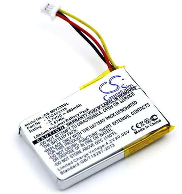 Batteri til Mio Mivue 338 osv.