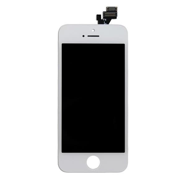 iPhone 5 LCD-skærm renoveret - hvid
