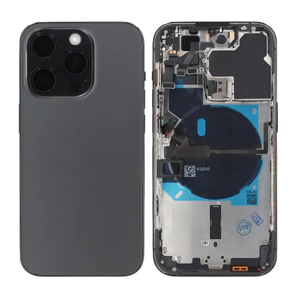 iPhone 14 Pro Bagcover Komplet OEM Sort Med Smådele