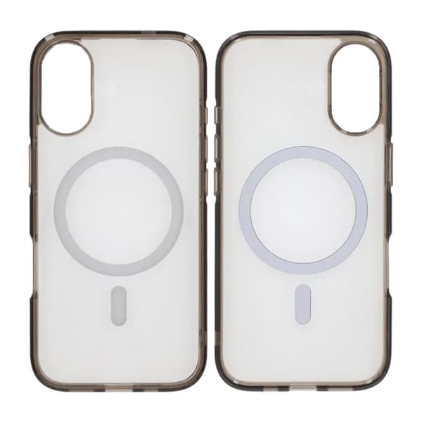 Mobilcover TPU Magsafe til iPhone 17 - Sort Transparent