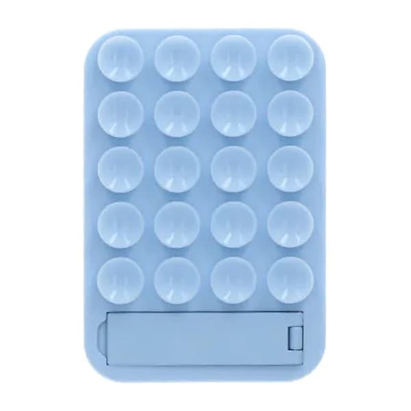MagSafe Silicone Suction Cup Stand Phone Mount Light Blue