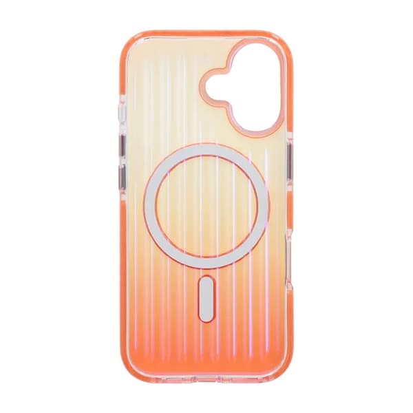 Bølget Gradient Magnetisk Cover til iPhone 17 Orange