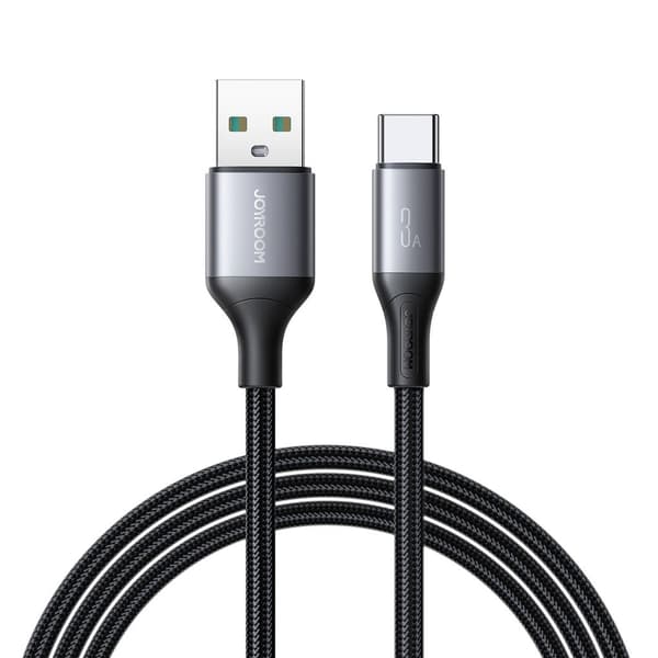 Joyroom Flash Series Hurtigopladende USB-A til USB-C Kabel 3A, 2m - Sort