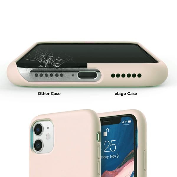 iPhone 11 Silikonskal Rvelon - Beige
