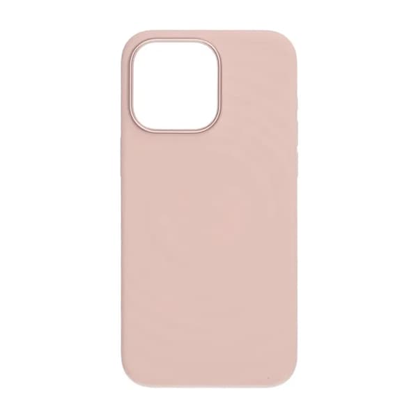 Mobilskal Silikon för iPhone 15 Pro Max - Rosa med Kameraskydd