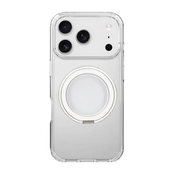 Mobilskal Roterande Magnet Stativ för iPhone 17 Pro Max - Klar