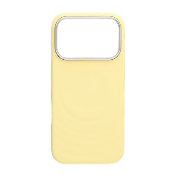 Mobilskal Silikon med Magsafe för iPhone 17 Pro Max - Gul
