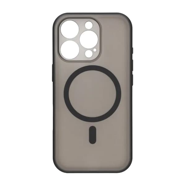 Slankt MagSafe-cover med kamerabeskyttelse til iPhone 16 Pro - Sort